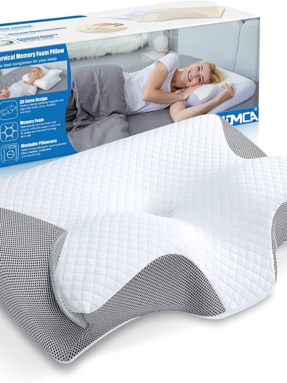 HOMCA Cervical Memory Foam Pillow